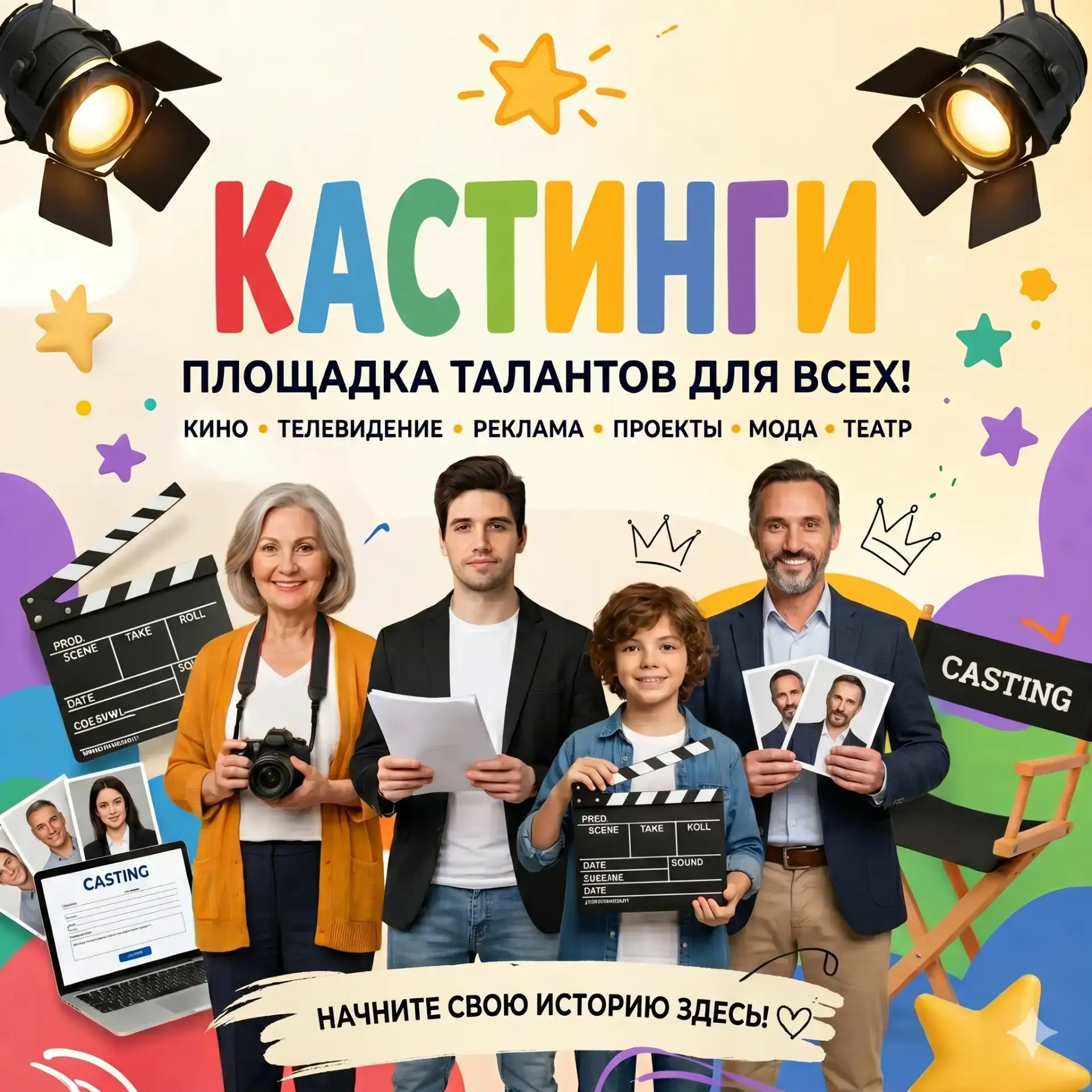 Как попасть на настоящие съемки?