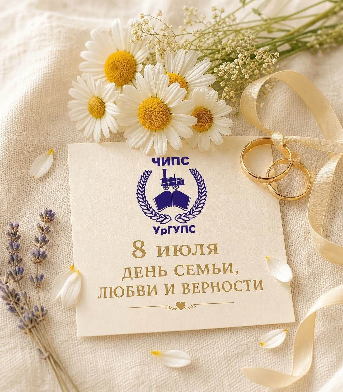 С Днем семьи, любви и верности!

Любимая семья — это то, что окрыляет и дарит нам защиту, гармонию, 