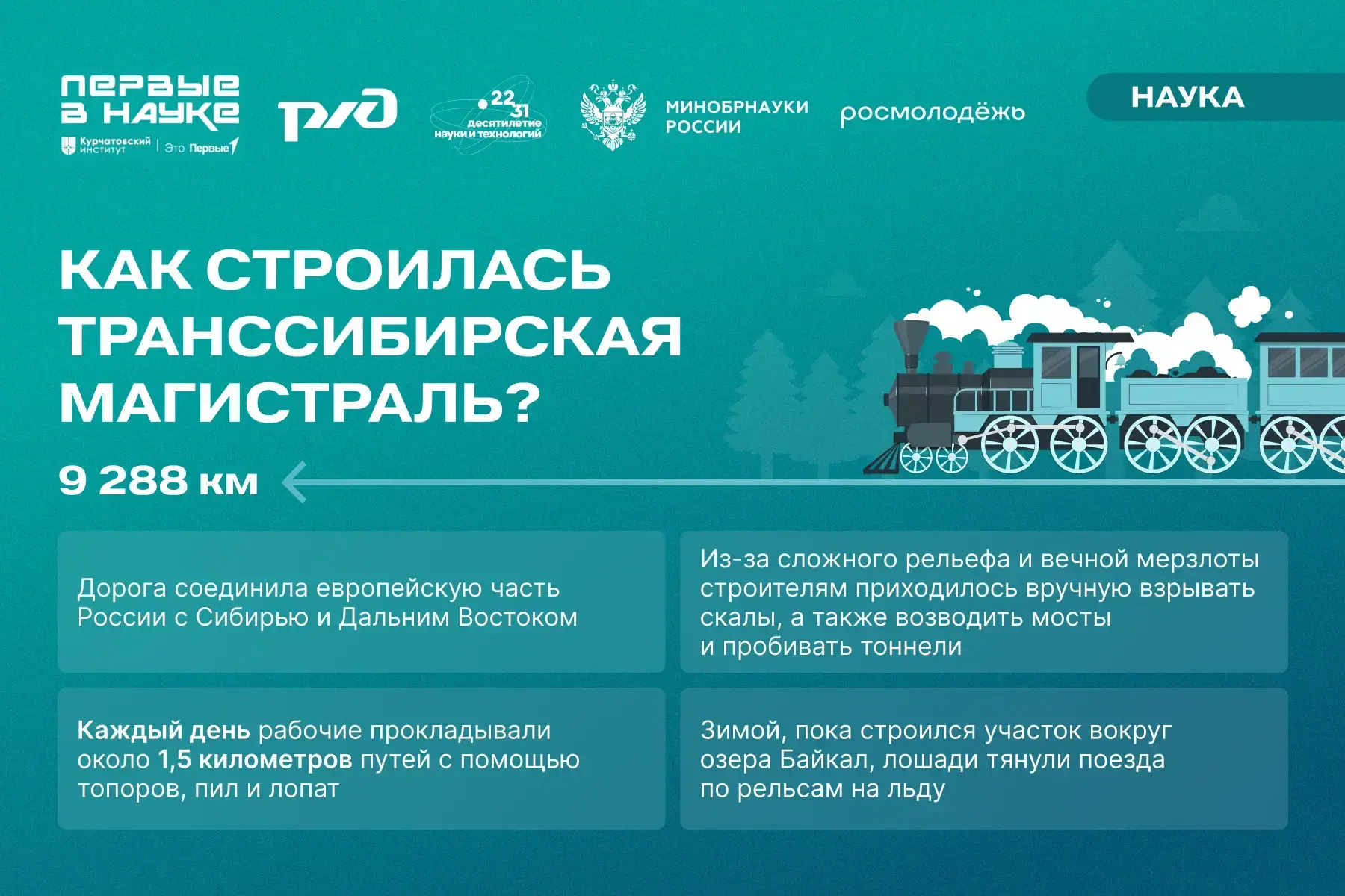 🚉 Готов отправиться от Москвы до Владивостока по самой длинной железной дороге в мире?
