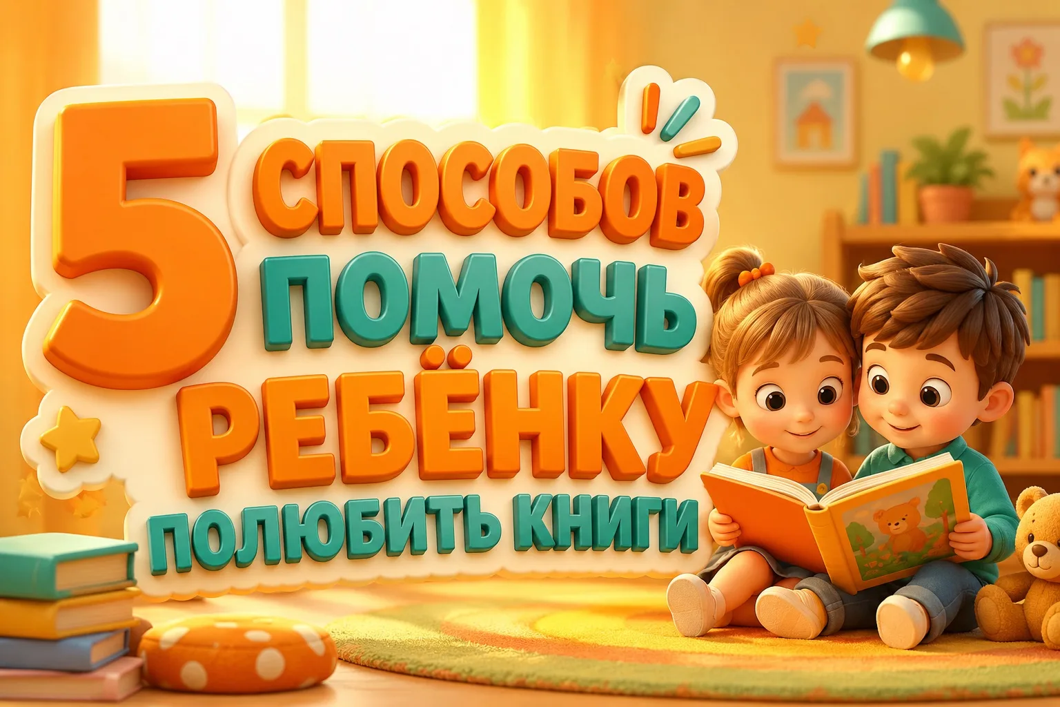5 СПОСОБОВ помочь ребёнку полюбить книги

Иногда достаточно изменить подход — и ребёнок начинает смо