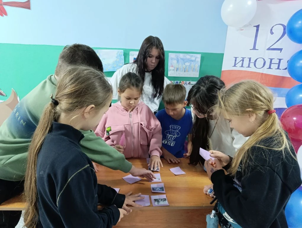 Ребята из пришкольного лагеря стали участниками интеллектуального квеста! Советник директора по восп