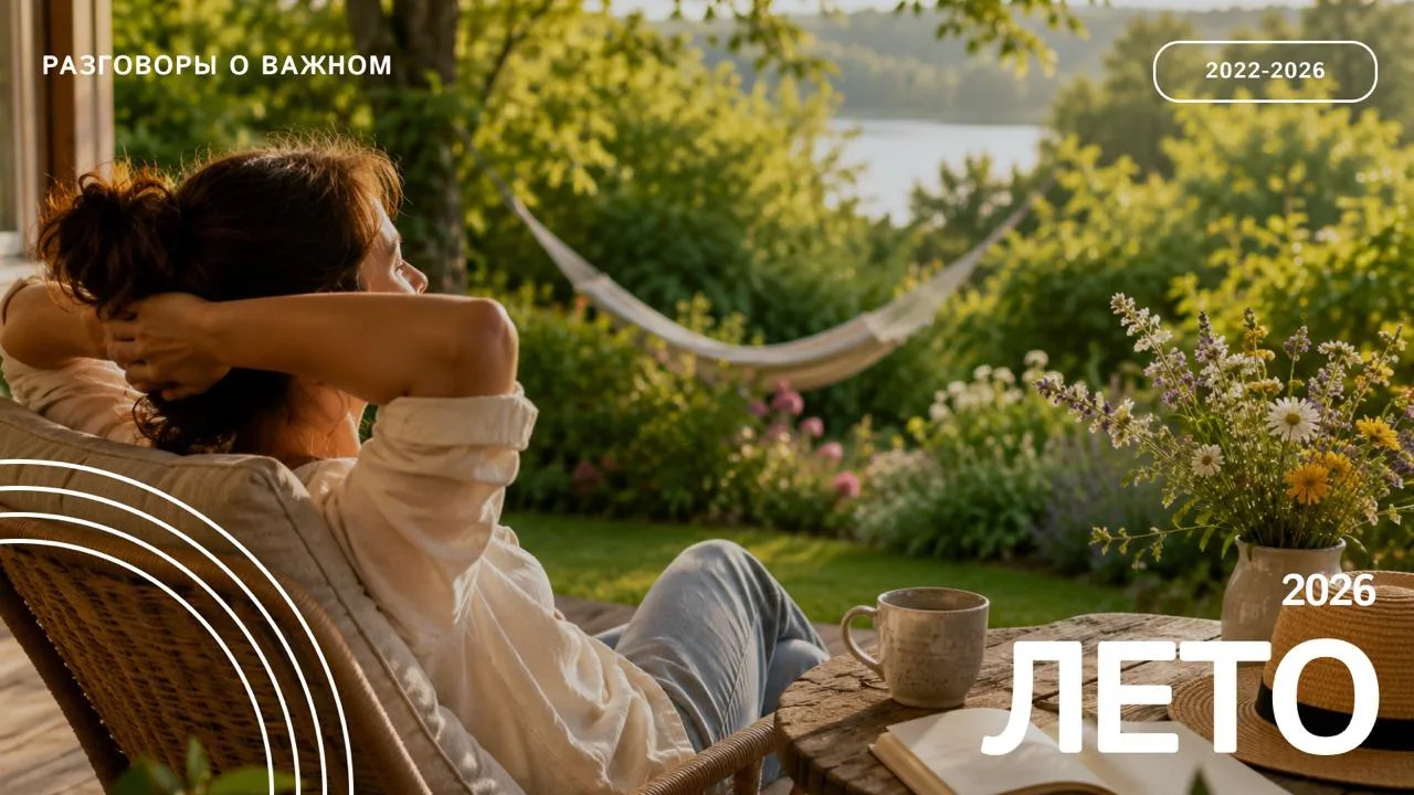 🌿 Почему летом важно «выключаться»