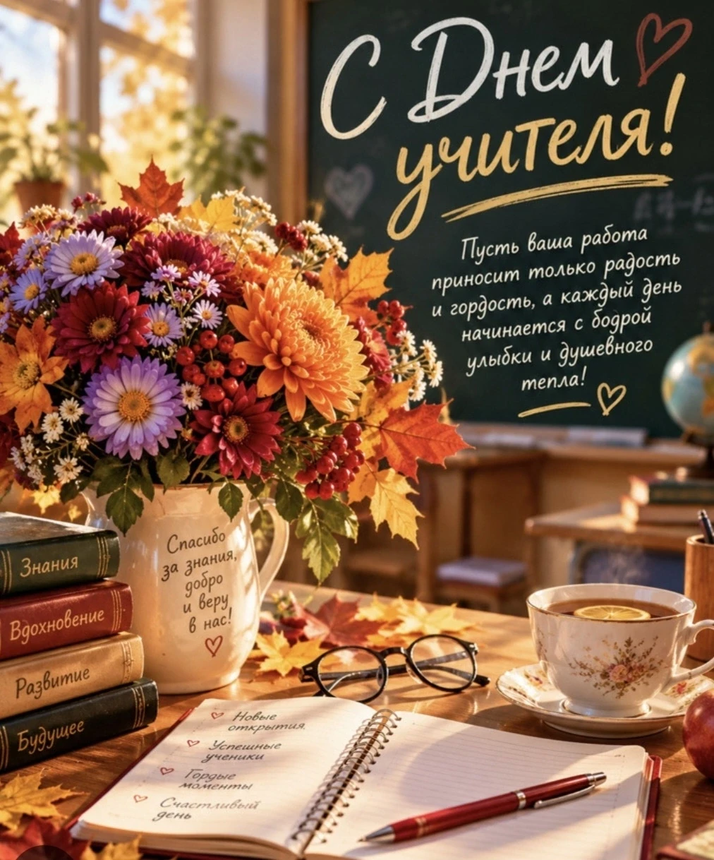 📚 Дорогие педагоги, учителя и наставники!