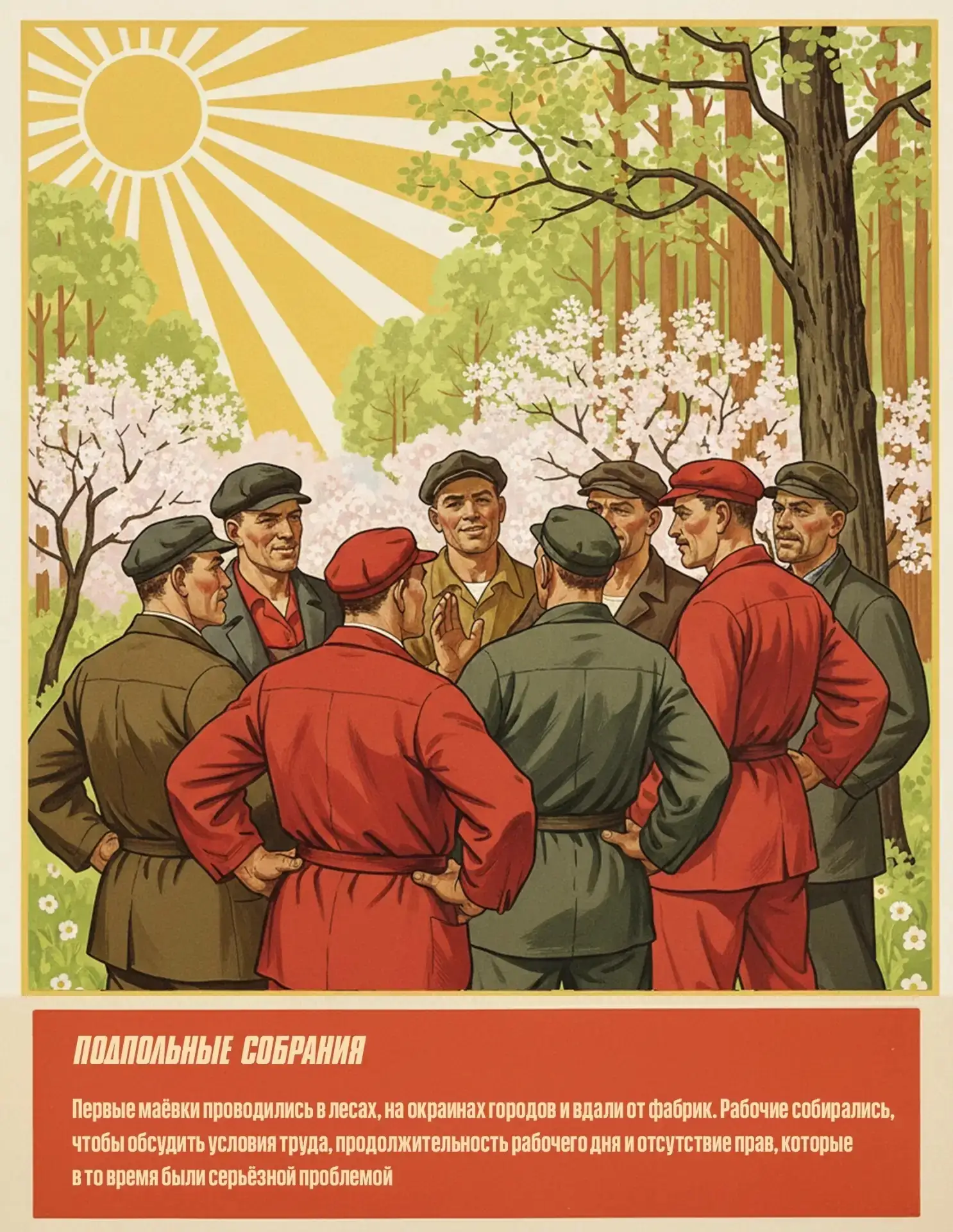 🎈 А что мы на самом деле знаем о Первомае?  Не только «Мир. Труд. Май», но и красные флаги, агитплак
