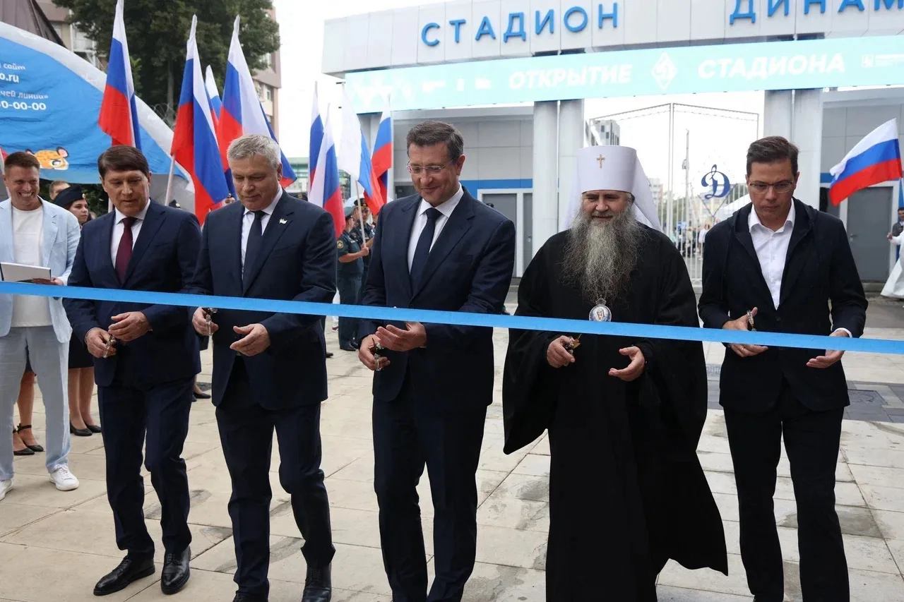 Открыли после капитального ремонта наш легендарный стадион «Динамо» вместе с руководств...
