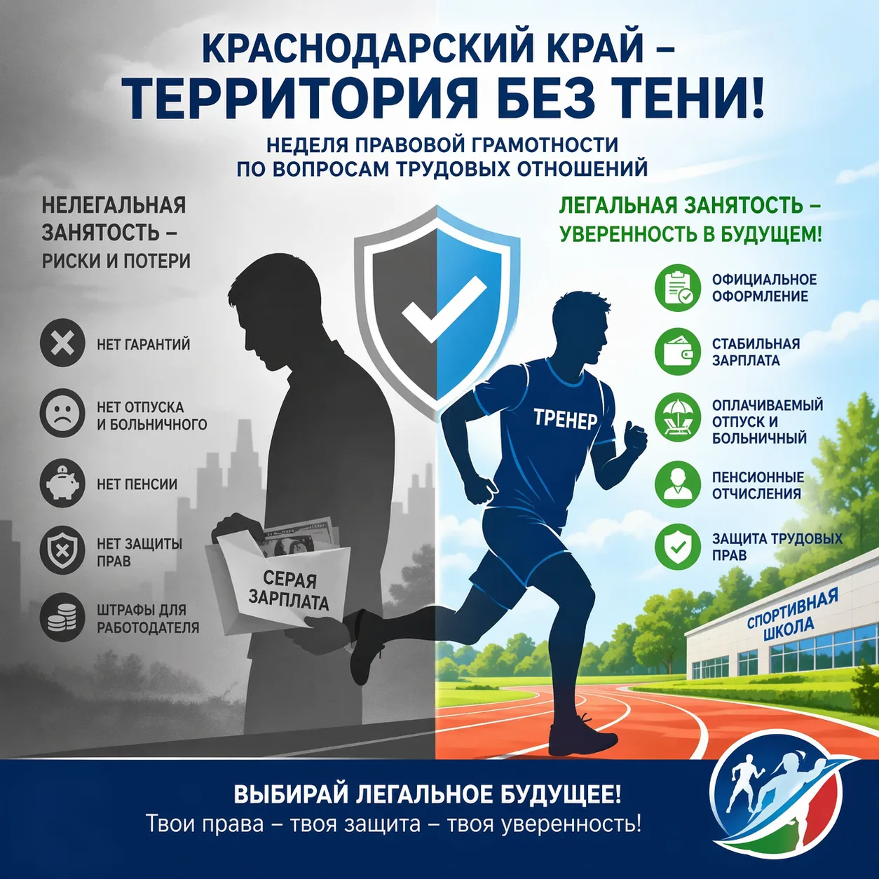 ⚖️ Краснодарский край — территория без тени