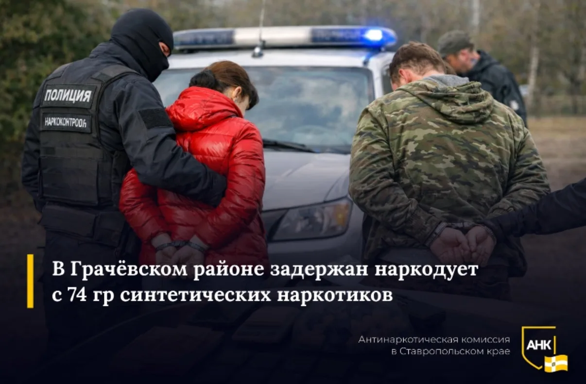 Наркополицейскими пресечена деятельность грачевской «микрогруппировки», состоящей из 45-летней и 30-
