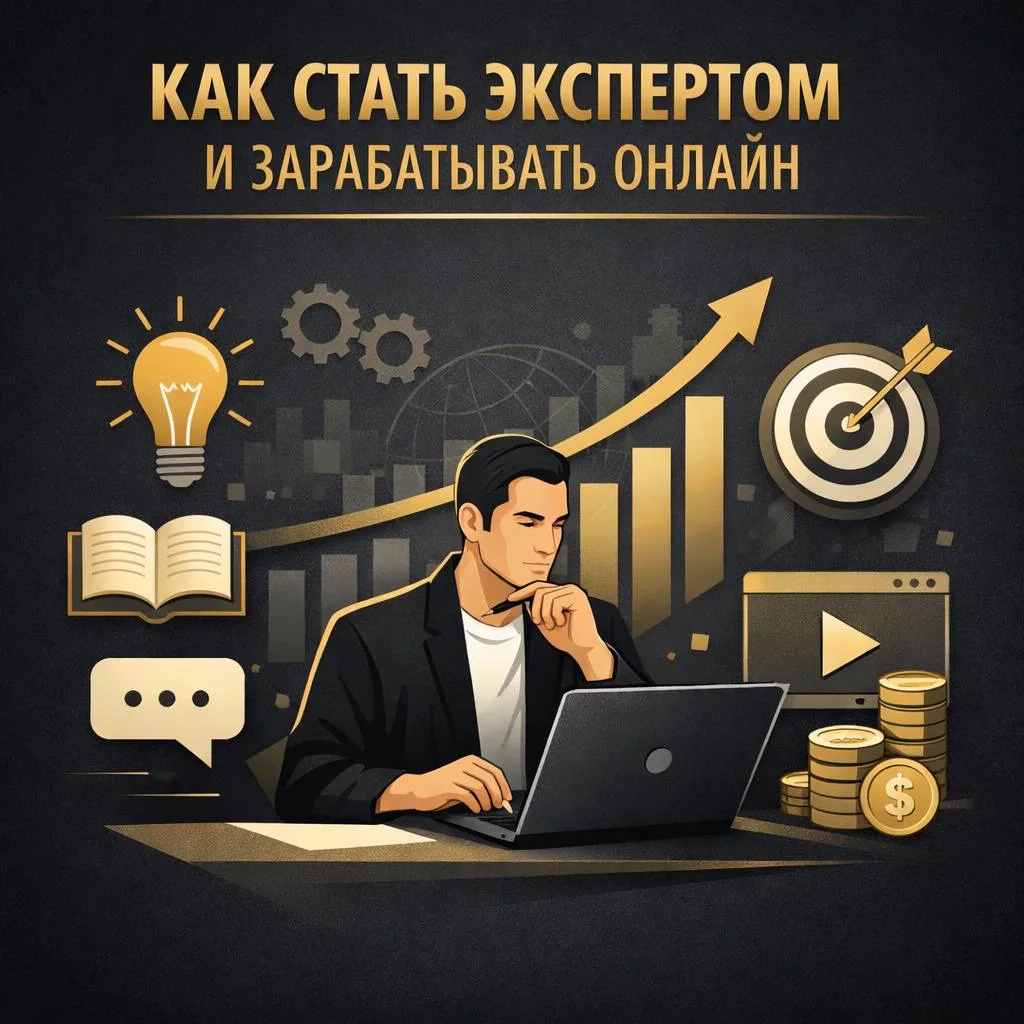 🚀 Как стать экспертом в своей нише и начать зарабатывать онлайн
