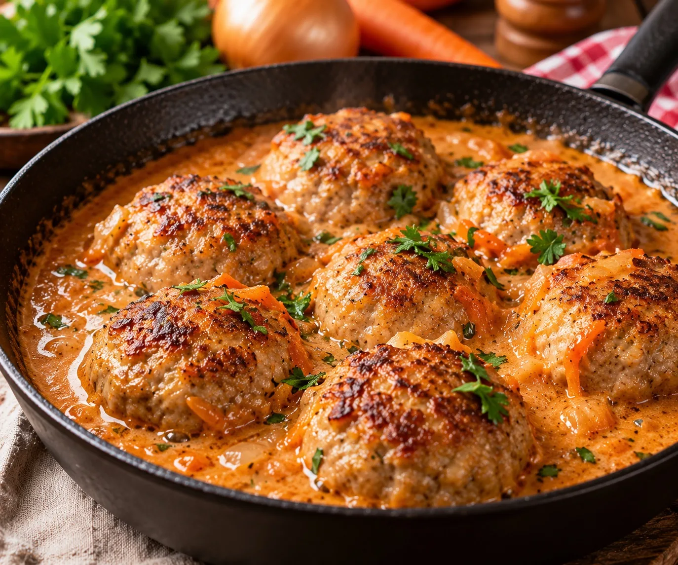 🥩 МЯСНЫЕ БИТОЧКИ С ПОДЛИВКОЙ — ВКУС ИЗ ДЕТСТВА