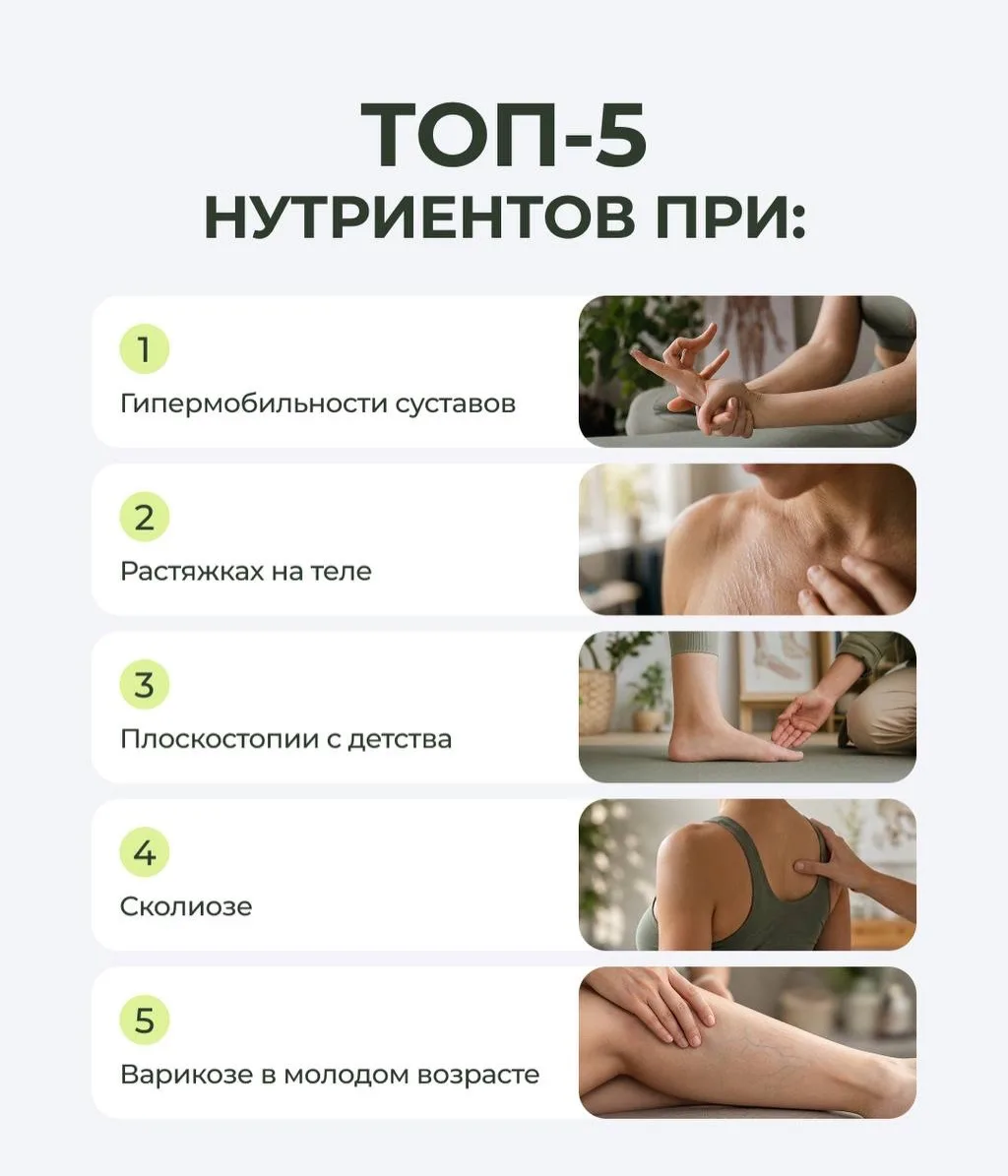 ТОП-5️⃣нутриентов при ДСТ