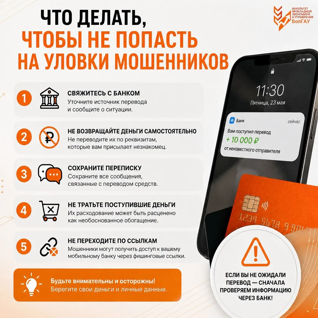 💳 На карту пришли деньги от незнакомца? Не спешите их возвращать, чтобы не попасть на ...
