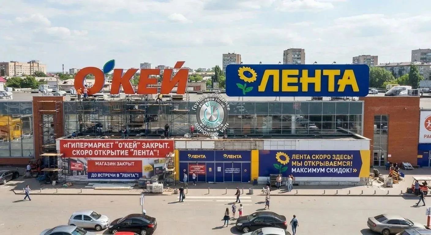 Гипермаркеты «О’кей» закроются в Воронеже 5 октября.