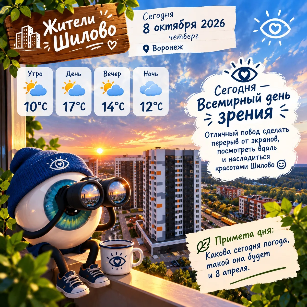☕️ Доброе утро! Зрячие! 😍