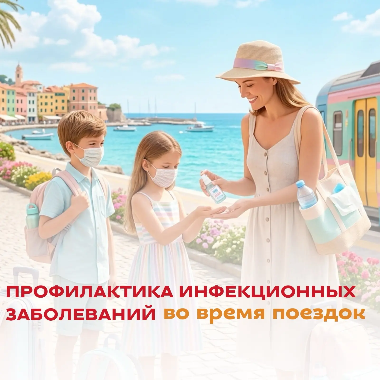 Начинаем цикл постов о профилактике инфекционных заболеваний во время поездок🏖️

❗️Основные риски
Ч