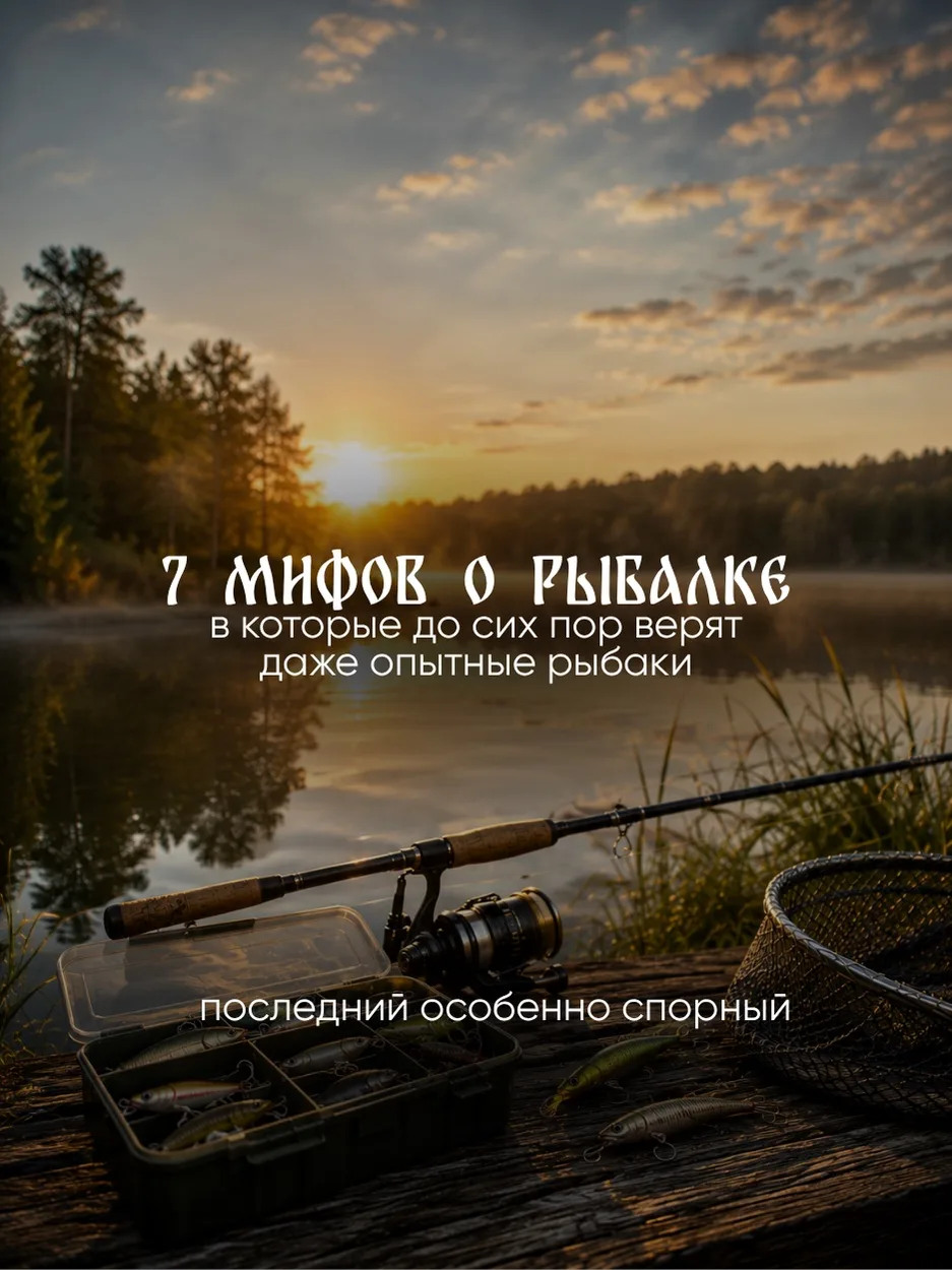 Кажется, у каждого рыбака есть хотя бы одно правило, которое звучит примерно так: