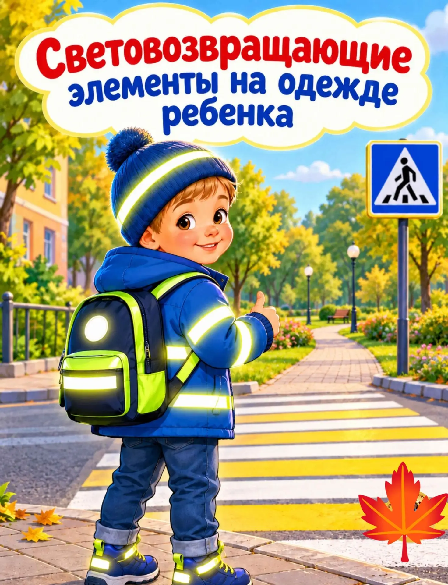 Уважаемые родители! Осенью и зимой, в темное время суток и непогоду водителю очень слож...
