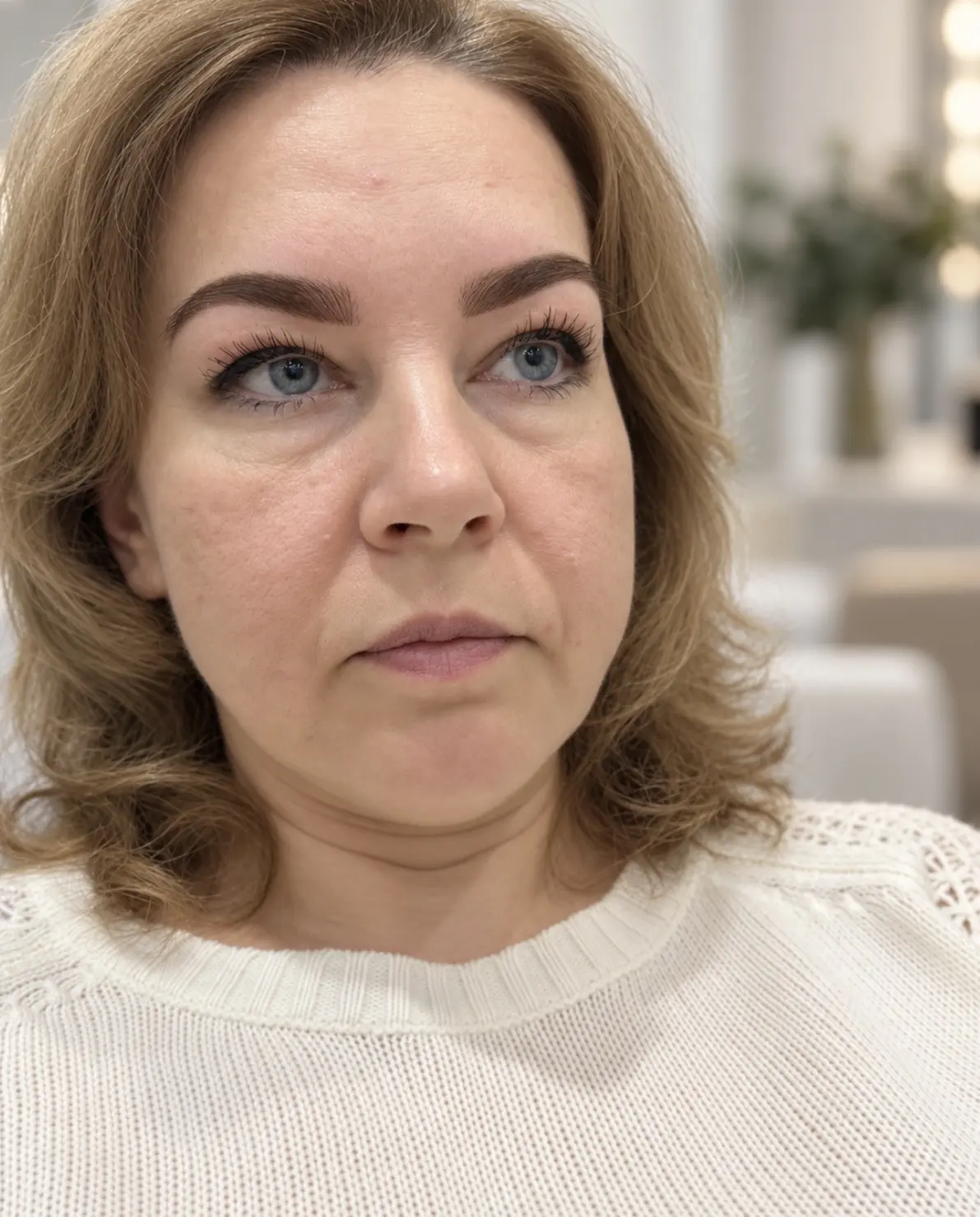 Коррекция и окрашивание бровей.