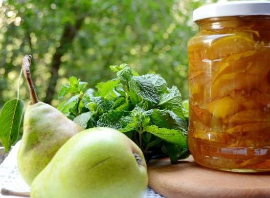 ВАРЕНЬЕ ИЗ ГРУШ С МЯТОЙ И ЛАЙМОМ