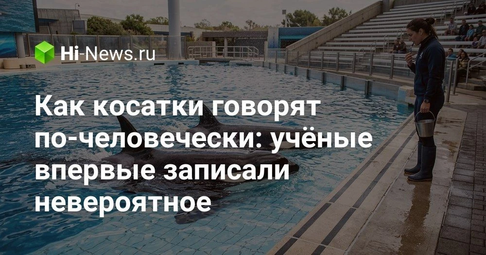 Косатка заговорила по‑человечески: как учёные записали слова «hello» и «bye bye» от кита

Мы привыкл