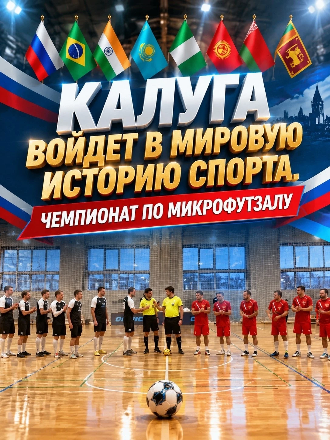 🏆 Калуга войдёт в мировую историю спорта: Россия впервые принимает чемпионат мира по м...