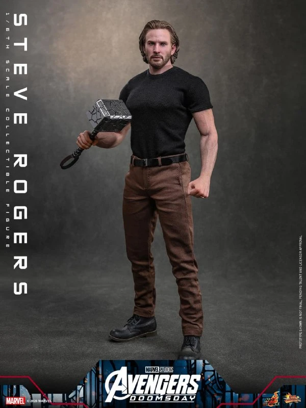 Фигурка Стива Роджерса по мотивам фильма «Мстители: Судный день» от Hot Toys