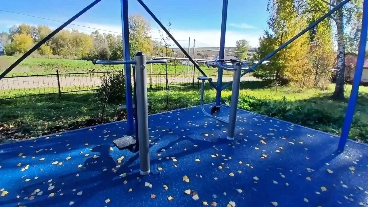 📌В селе Лекарево Елабужского района благоустроили спортивную площадку