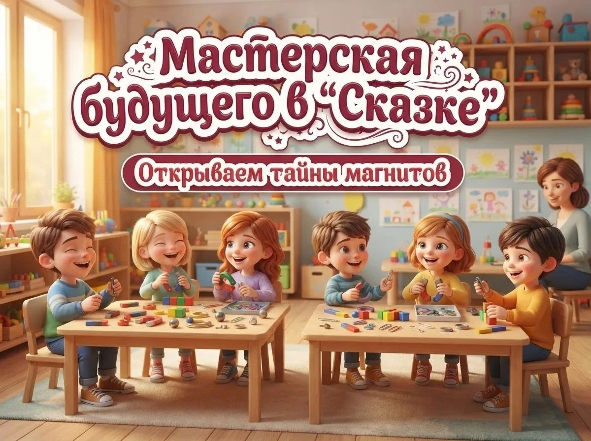 🎉 «Мастерская будущего»: открываем тайны магнитов! 🎉