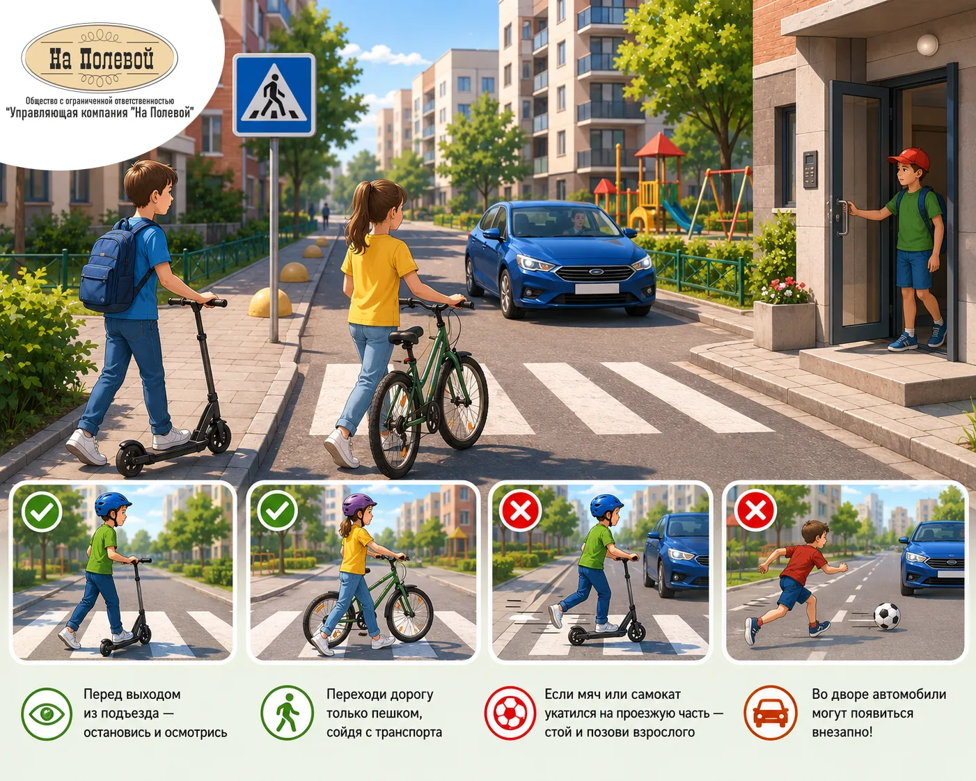 📢 Уважаемые собственники!

👨‍👩‍👧‍👦 В период летних каникул просим вас уделить особое внимание б