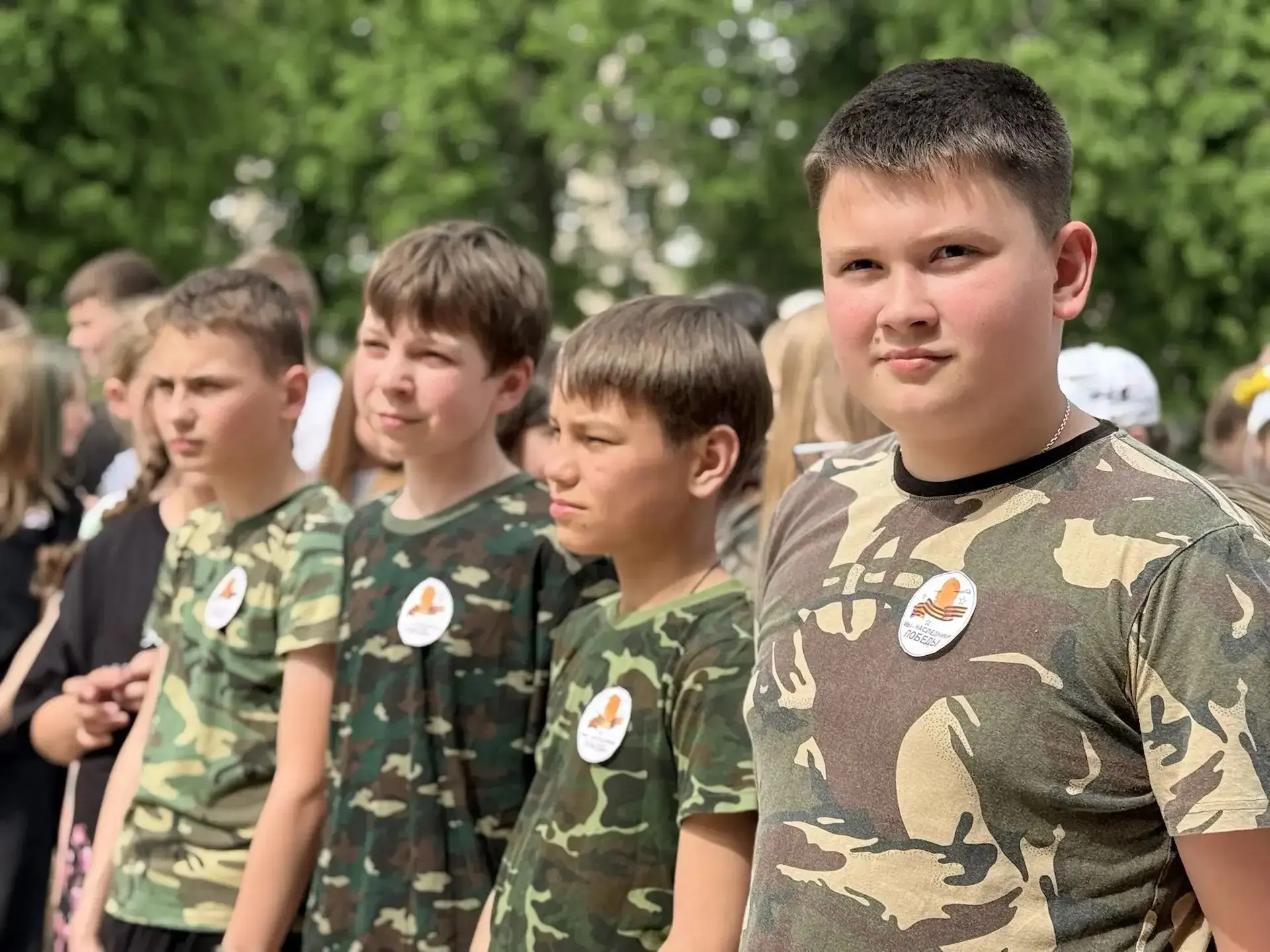 Равнение на Победу!  В школе № 2 прошла ежегодная военно-спортивная игра «Равнение на Победу!», посв