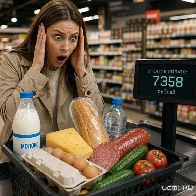 ↗️ Минимальный набор продуктов в Орловской области подорожал до 7358 рублей