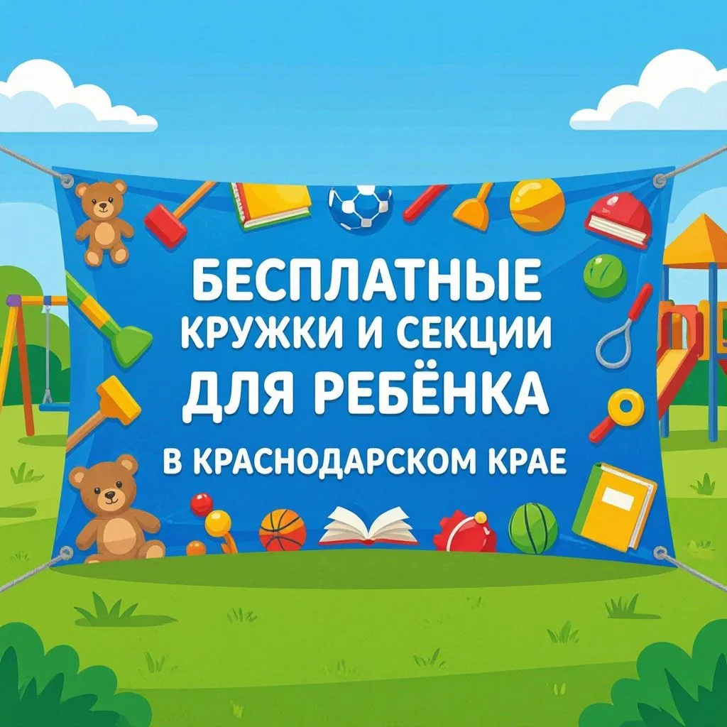 Как получить бесплатные кружки и секции для ребёнка в Краснодарском крае