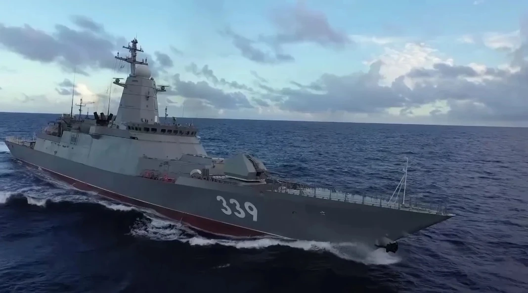 «Герой Российской Федерации Алдар Цыденжапов» — корвет проекта 20380, входит в состав Т...