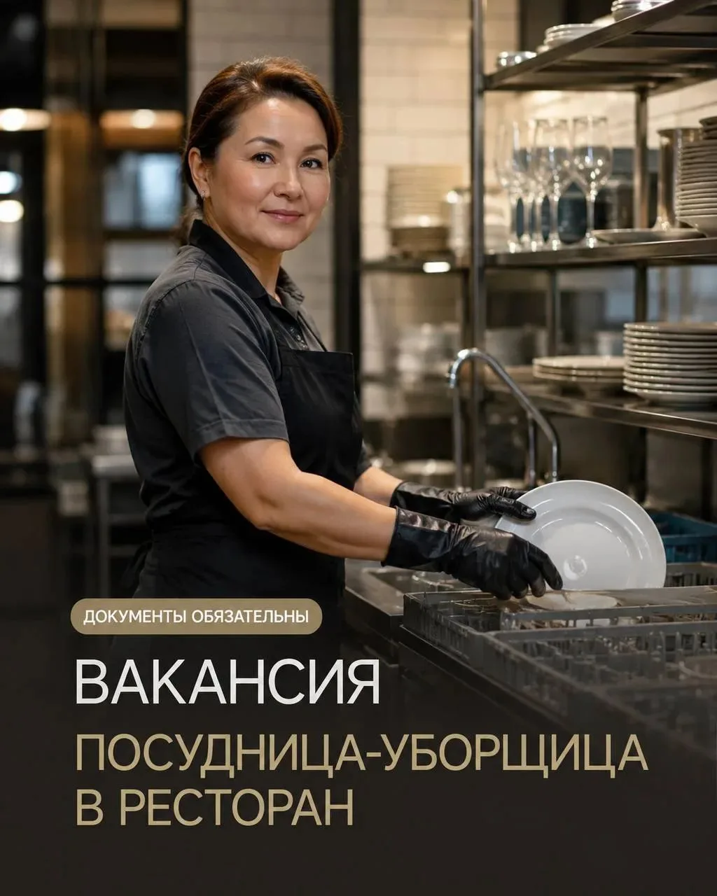 ТРЕБУЕТСЯ ПОСУДНИЦА-УБОРЩИЦА В РЕСТОРАН 🍽️

💰От 4 000₽/смена

📍Москва, м. Арбатская
📞 Тел: +7925