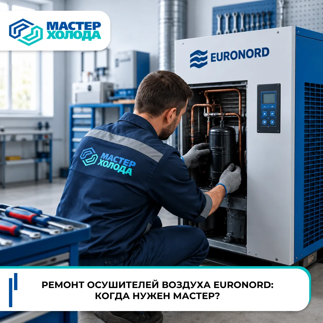 💧 Ремонт осушителей воздуха Euronord: когда нужен мастер?