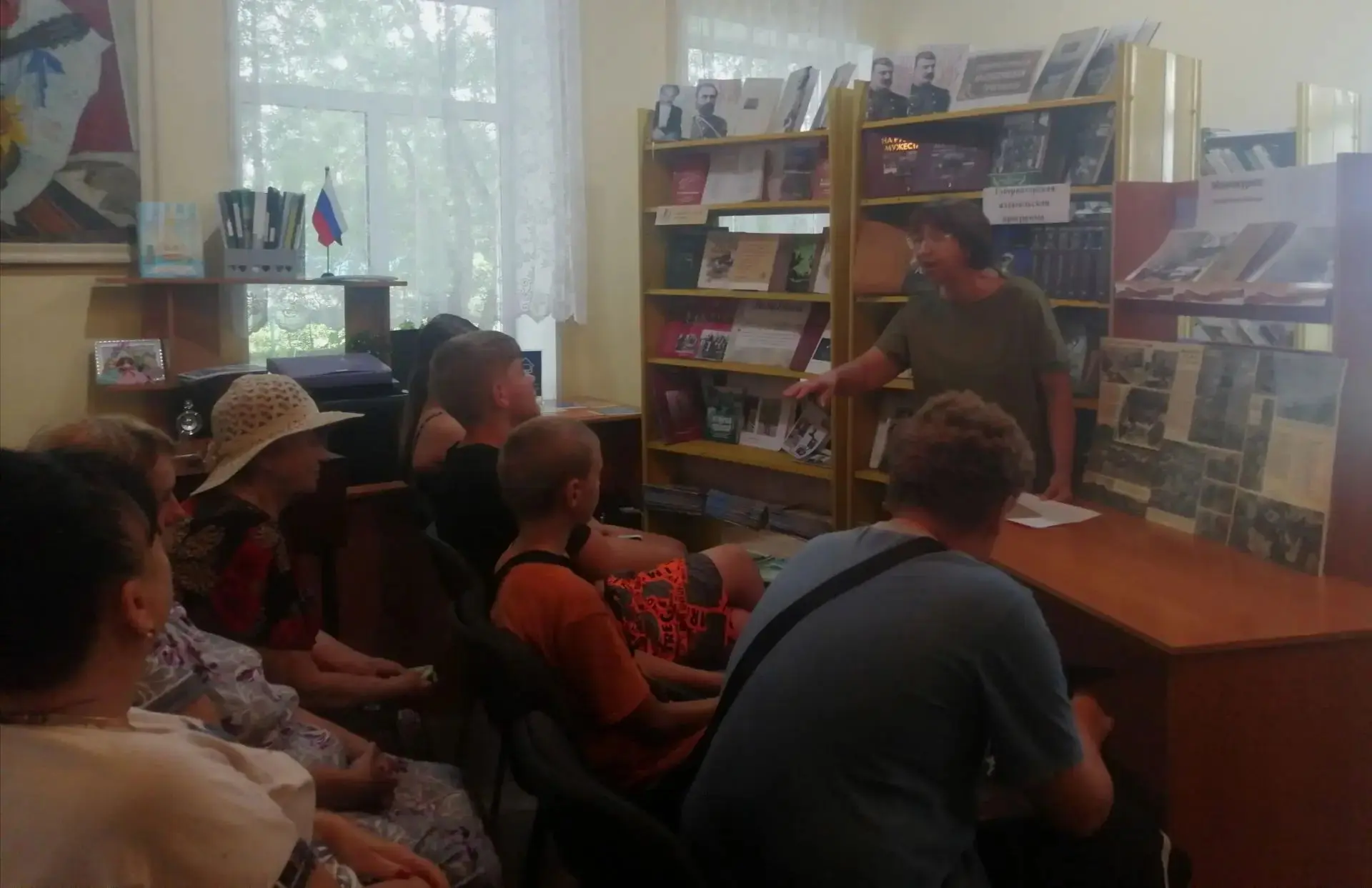 В библиотеке села Рубиновка в рамках Краевого проекта "Как пройти в библиотеку?" состоя...
