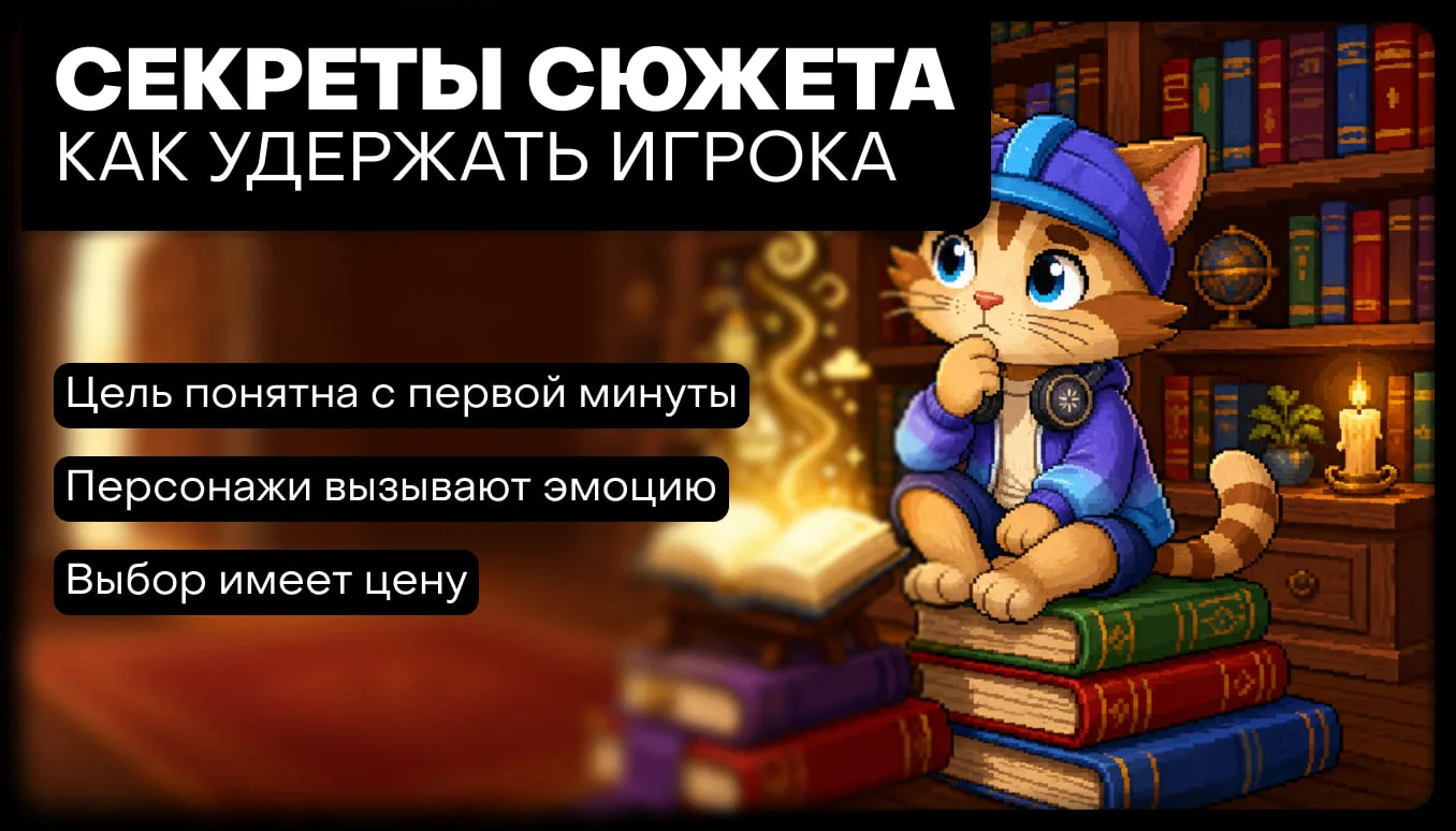📖 ПОЧЕМУ ТЫ НЕ МОЖЕШЬ ОТОРВАТЬСЯ ОТ НЕКОТОРЫХ ИГР?

Секрет не в графике. Секрет - в сюжете.

Хороша
