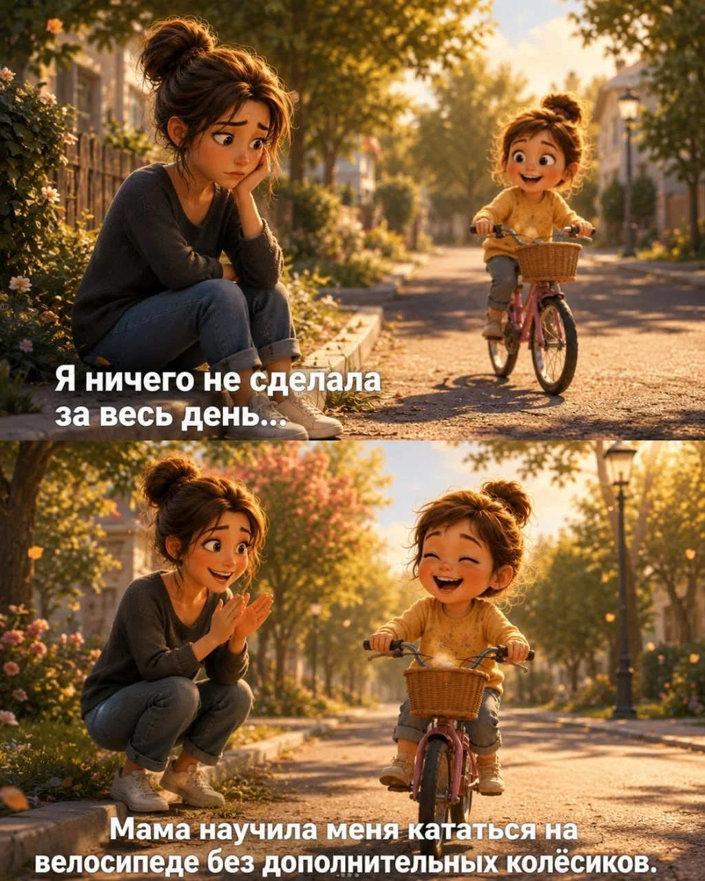 Иногда маме кажется, что она делает недостаточно.
Но дети запоминают не идеальный порядок, сложные б