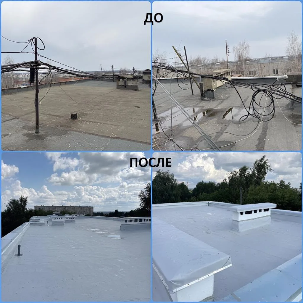🏗️ Капитальный ремонт кровли завершён!