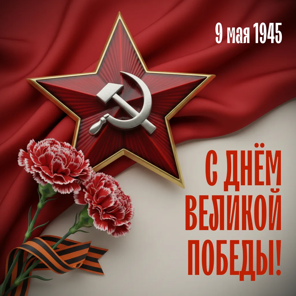Управляющая компания "Любимый дом" поздравляет вас с Великим Праздником — с Днём Победы!