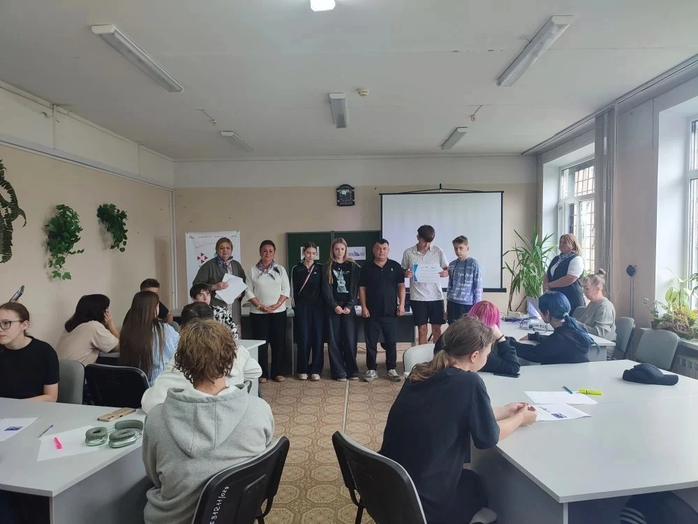 Сегодня команда трудового отряда нашей школы №24 приняла активное участие в увлекательной интеллекту