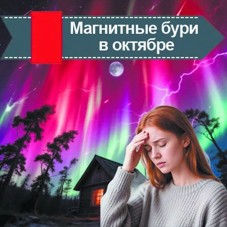 Магнитные бури в октябре: расписание и советы 🧲🌪