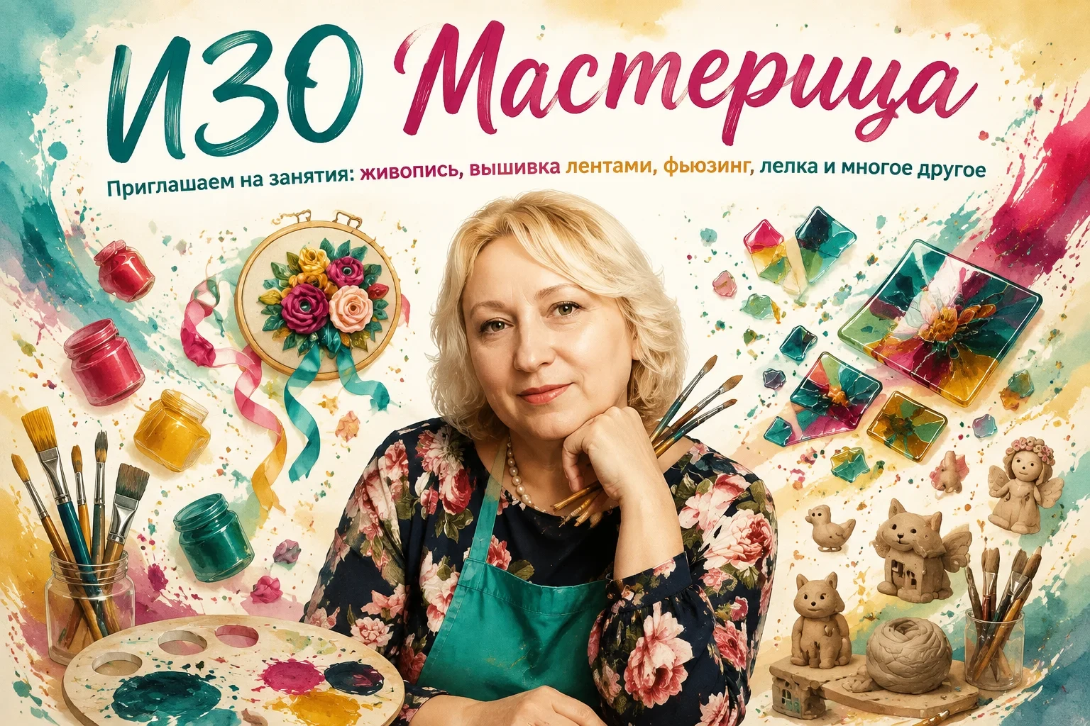 🎉 Студия «ИЗО Мастерица»: столько творчества, что глаза разбегаются! 🎉

Хотите попробовать сразу н