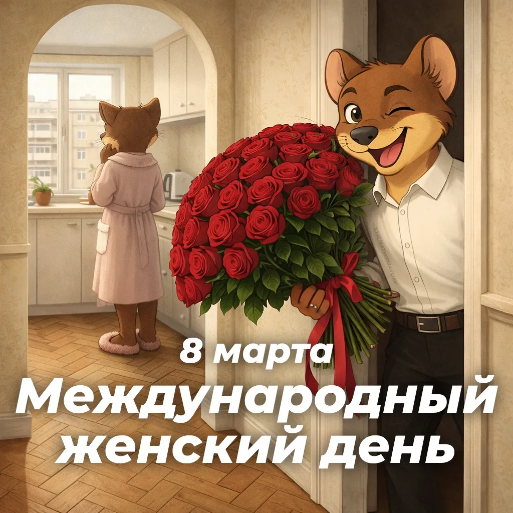 С праздником, наши дорогие женщины!💐  Ваша мудрость, красота, сила духа и безграничная забота делают