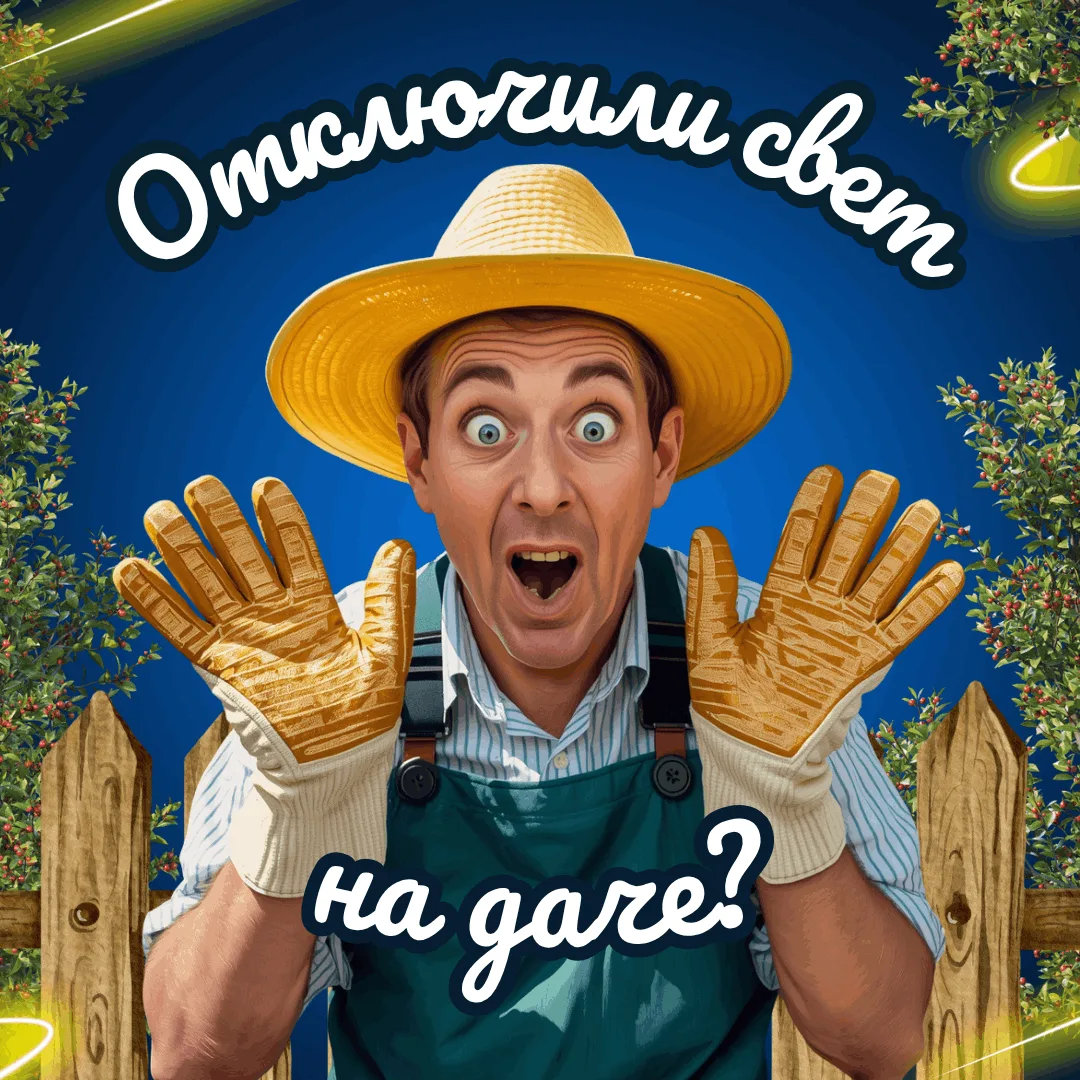 🏡НА ДАЧЕ ОТКЛЮЧИЛИ СВЕТ?