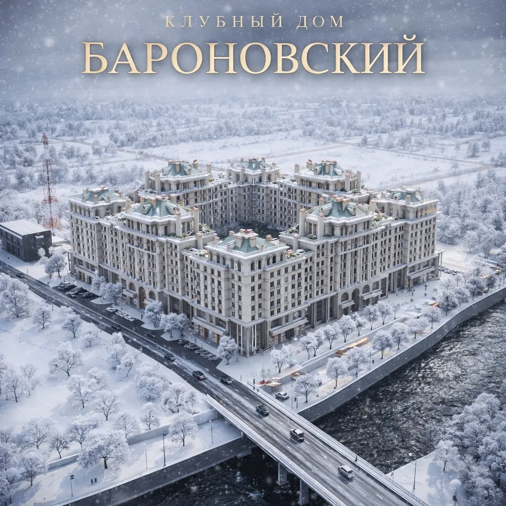 Клубный дом «Бароновский»
Дом, где важна не демонстрация, а ощущение.

• закрытая территория
• тишин