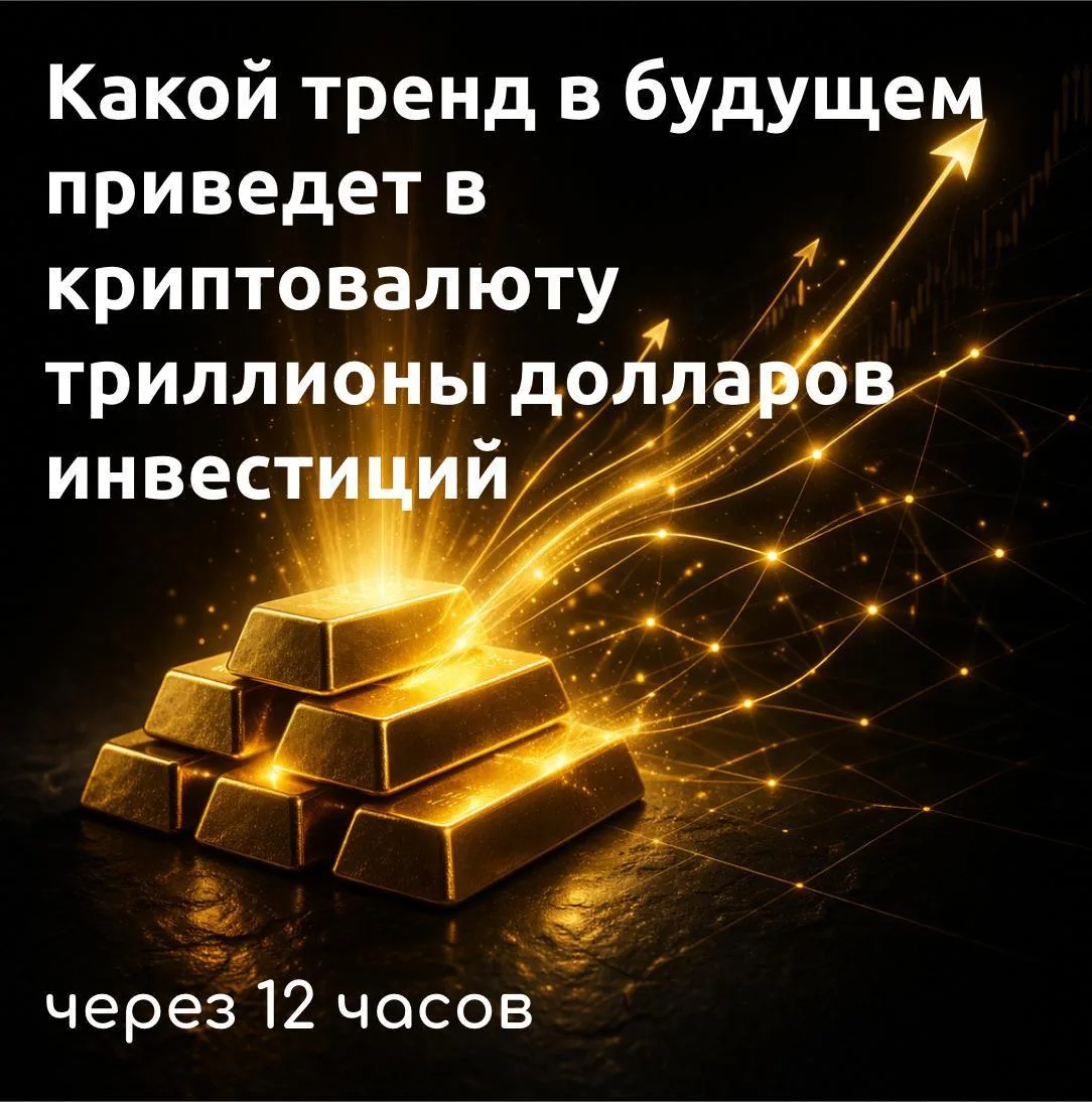 Какой тренд в будущем приведёт в криптовалюту триллионы долларов инвестиций

Ровно через 12 часов (1
