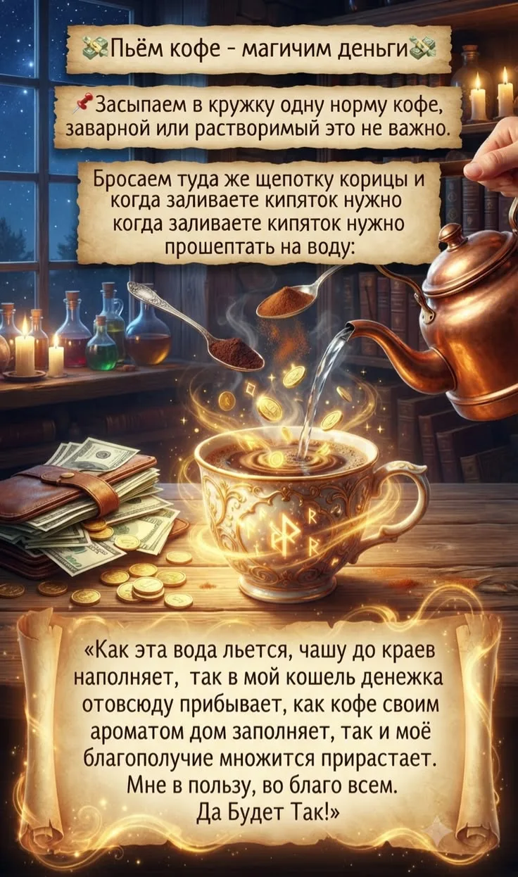 Кофе = 💸 деньги