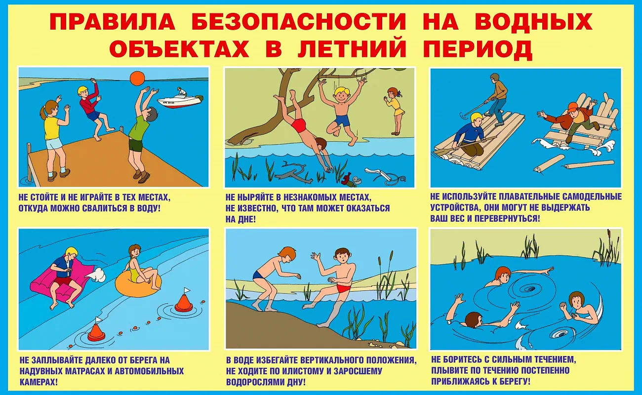 С наступлением жарких дней дети всё больше времени проводят у воды. Чтобы летний отдых оставил тольк