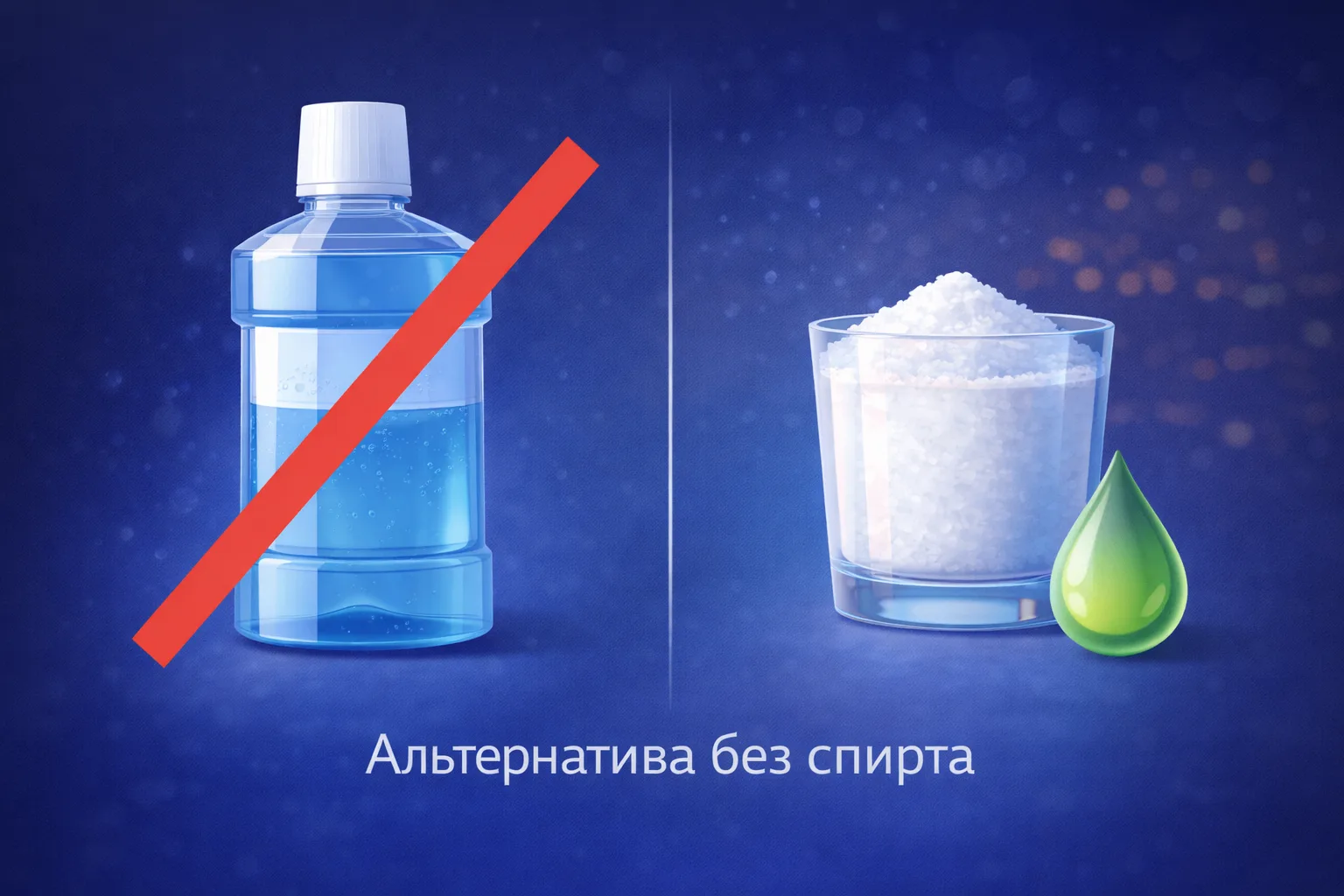 Почему я не рекомендую ополаскиватели со спиртом (Listerine и аналоги).  Да, они убивают бактерии. Н