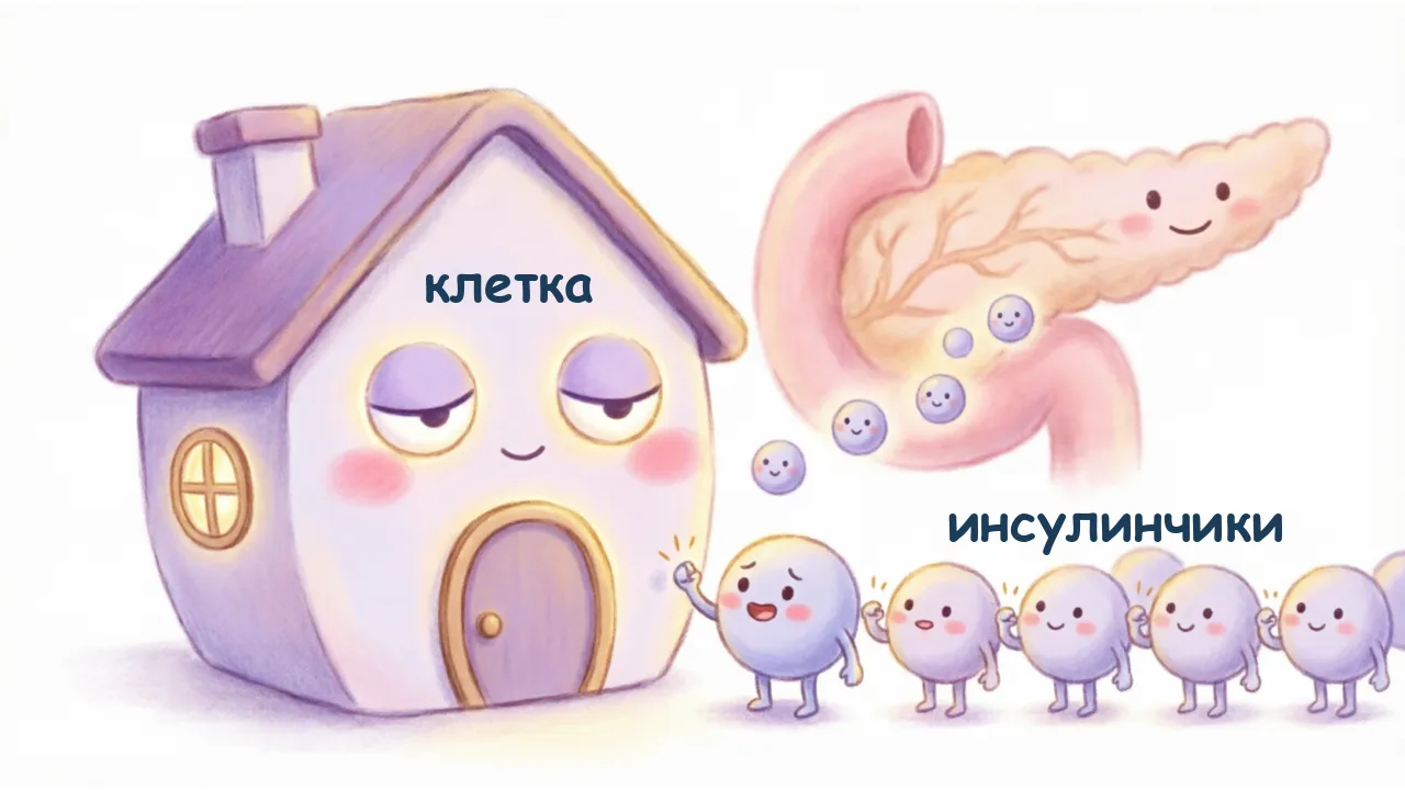 Инсулинорезистентность: когда тело перестаёт слышать инсулин